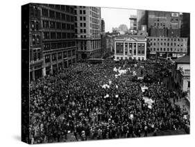 Communists Rally in Union Square, New York City, May 1, 1933-null-Stretched Canvas