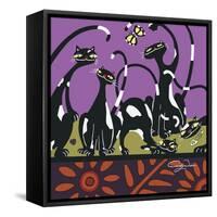 Community Cats-Cindy Wider-Framed Stretched Canvas