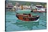 Community of Live-Aboard Boat People, Lei Yu Mai, Hong Kong-Richard Wright-Stretched Canvas