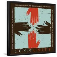 CommUNITY-null-Framed Poster