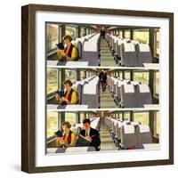 "Commuter Pickup", September 15, 1956-Thornton Utz-Framed Giclee Print