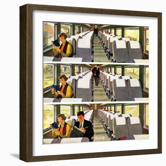 "Commuter Pickup", September 15, 1956-Thornton Utz-Framed Premium Giclee Print