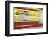 Commuter Train Speeding through Potsdamer Platz U-Bahn Station-Jon Hicks-Framed Photographic Print