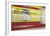 Commuter Train Speeding through Potsdamer Platz U-Bahn Station-Jon Hicks-Framed Photographic Print