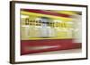 Commuter Train Speeding through Potsdamer Platz U-Bahn Station-Jon Hicks-Framed Photographic Print