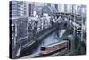 Commuter Trains in Akihabara-Jon Hicks-Stretched Canvas