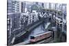 Commuter Trains in Akihabara-Jon Hicks-Stretched Canvas