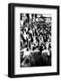 Commuters Catching Trains at Evening Rush Hour in Grand Central Station-Alfred Eisenstaedt-Framed Photographic Print