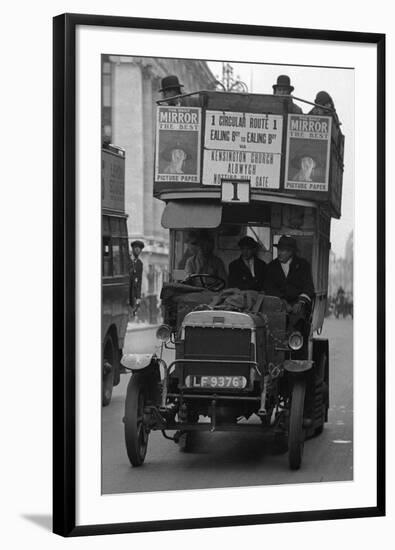 Commuters During Strike Action 1926-Staff-Framed Photographic Print