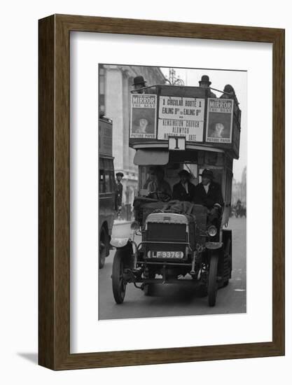 Commuters During Strike Action 1926-Staff-Framed Photographic Print