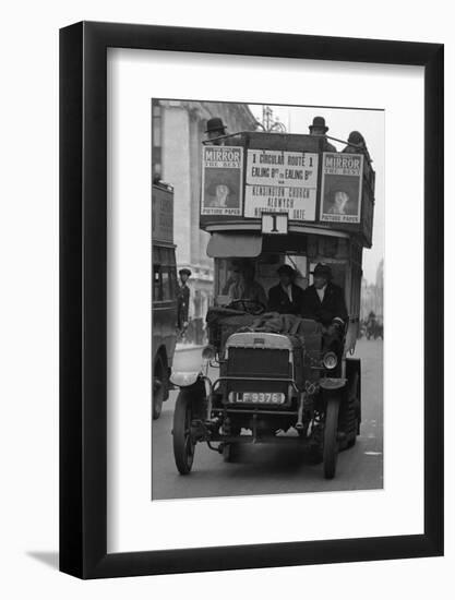 Commuters During Strike Action 1926-Staff-Framed Photographic Print