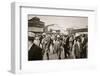 Commuters from New Jersey crossing West Street from the Hoboken ferry, New York, USA, early 1930s-Unknown-Framed Photographic Print