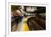 Commuters in NYC subway system-null-Framed Photographic Print