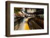 Commuters in NYC subway system-null-Framed Photographic Print