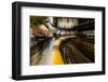 Commuters in NYC subway system-null-Framed Photographic Print