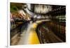 Commuters in NYC subway system-null-Framed Photographic Print