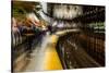 Commuters in NYC subway system-null-Stretched Canvas