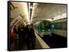 Commuters Inside Metro Station, Paris, France-Lisa S^ Engelbrecht-Framed Stretched Canvas