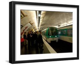 Commuters Inside Metro Station, Paris, France-Lisa S^ Engelbrecht-Framed Premium Photographic Print