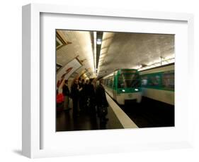 Commuters Inside Metro Station, Paris, France-Lisa S^ Engelbrecht-Framed Photographic Print