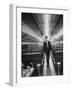 Commuters on the New Haven Line-Alfred Eisenstaedt-Framed Photographic Print