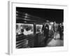 Commuters on the New Haven Line-Alfred Eisenstaedt-Framed Photographic Print