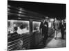 Commuters on the New Haven Line-Alfred Eisenstaedt-Mounted Photographic Print