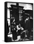 Commuters on the New York New Haven Line Catching Evening Train from Grand Central Station-Alfred Eisenstaedt-Framed Stretched Canvas