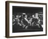 Commuters Reading on the Train-Walter Sanders-Framed Photographic Print