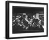 Commuters Reading on the Train-Walter Sanders-Framed Photographic Print