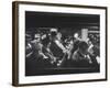 Commuters Reading on the Train-Walter Sanders-Framed Photographic Print