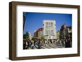 Commuters, Tokyo, Japan-Steve Bavister-Framed Photographic Print