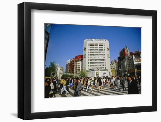 Commuters, Tokyo, Japan-Steve Bavister-Framed Photographic Print