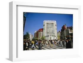 Commuters, Tokyo, Japan-Steve Bavister-Framed Photographic Print