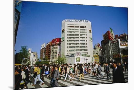Commuters, Tokyo, Japan-Steve Bavister-Mounted Photographic Print