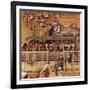 "Commuters" (waiting at Crestwood train station), November 16,1946-Norman Rockwell-Framed Giclee Print