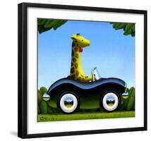 Commuting-Chris Miles-Framed Art Print