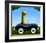 Commuting-Chris Miles-Framed Art Print