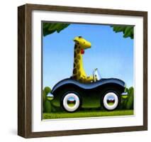 Commuting-Chris Miles-Framed Art Print