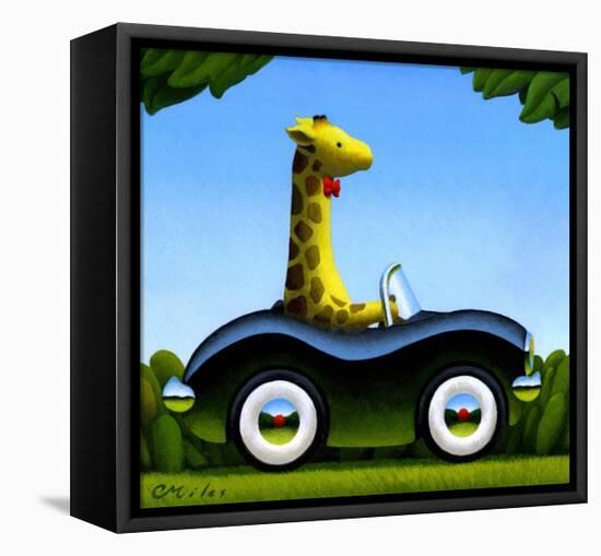 Commuting-Chris Miles-Framed Stretched Canvas