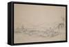 Como, 1840 (Pencil on Paper)-William Callow-Framed Stretched Canvas