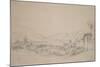 Como, 1840 (Pencil on Paper)-William Callow-Mounted Giclee Print