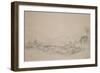 Como, 1840 (Pencil on Paper)-William Callow-Framed Giclee Print