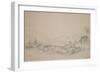 Como, 1840 (Pencil on Paper)-William Callow-Framed Giclee Print