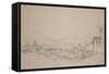 Como, 1840 (Pencil on Paper)-William Callow-Framed Stretched Canvas