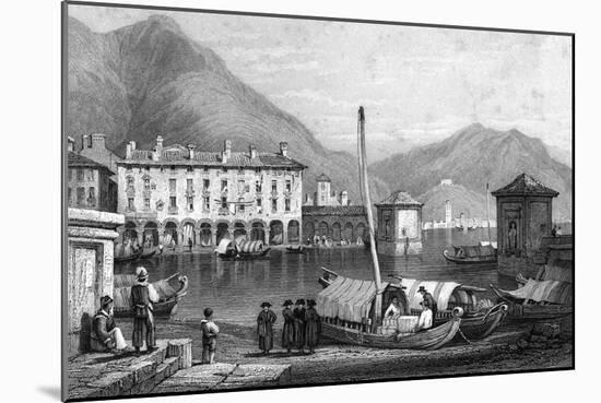 Como and Lake Como, Lombardy, Italy, 19th Century-Thomas Barber-Mounted Giclee Print