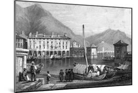 Como and Lake Como, Lombardy, Italy, 19th Century-Thomas Barber-Mounted Giclee Print