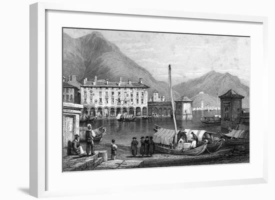 Como and Lake Como, Lombardy, Italy, 19th Century-Thomas Barber-Framed Giclee Print