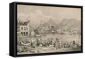 'Como', c1830 (1915)-Samuel Prout-Framed Stretched Canvas