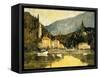 Como Vista-Ted Goerschner-Framed Stretched Canvas